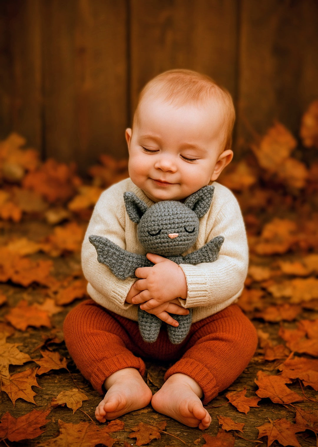 Muñeco Murciélago de crochet – guardián de sueños para bebés diferentes