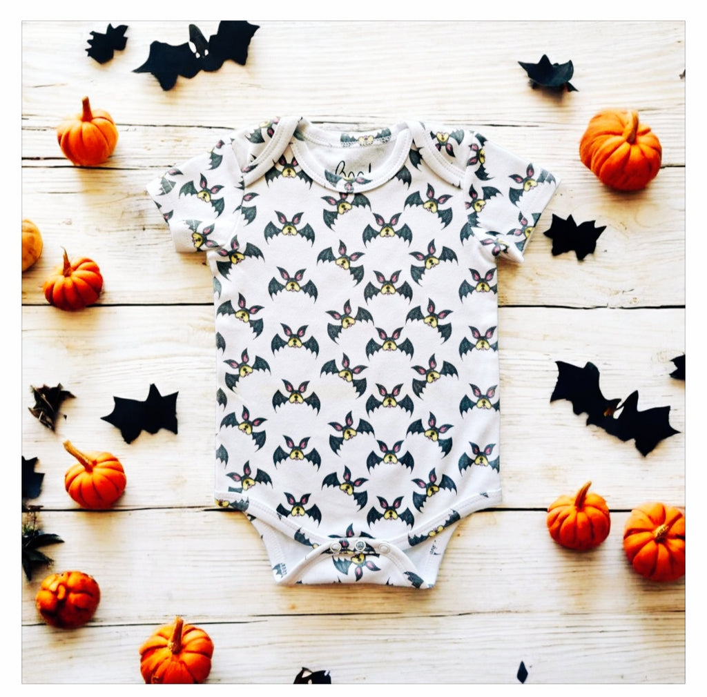 Body bebé murcielagos 100% algodón orgánico