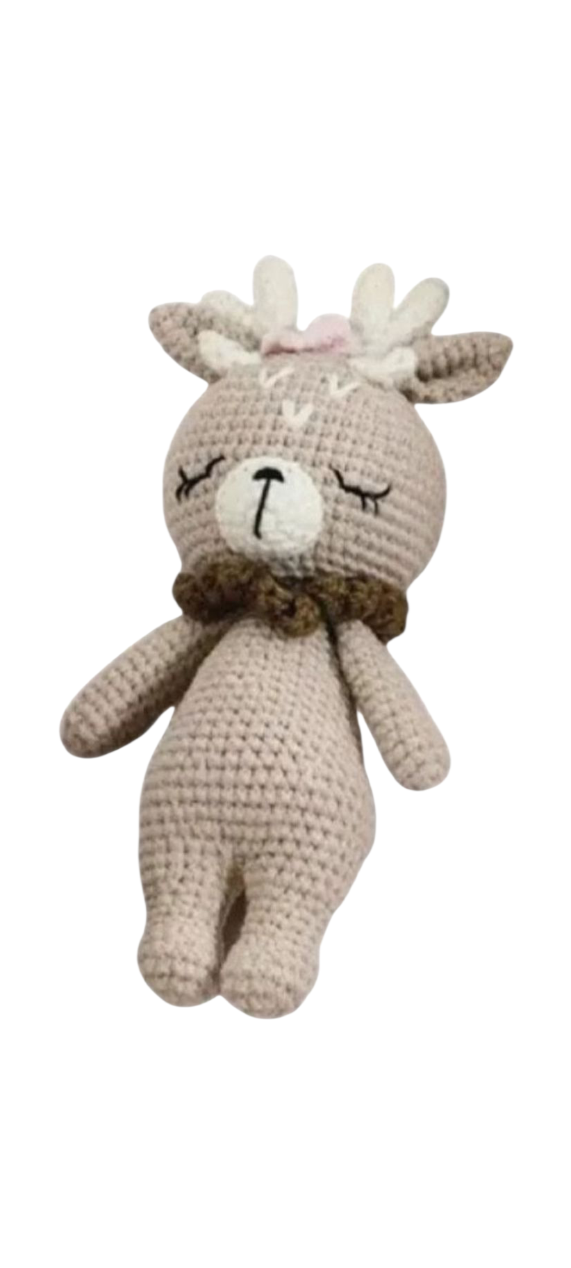 Muñeco Ciervo de crochet – compañero para bebés soñadores